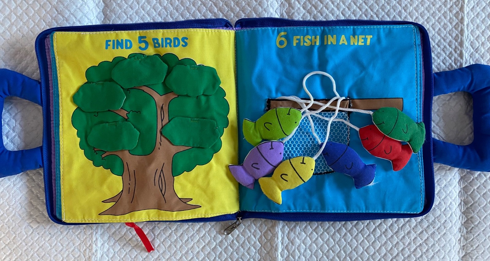 Pockets of Learning Count & Play II Soft Interactive Book