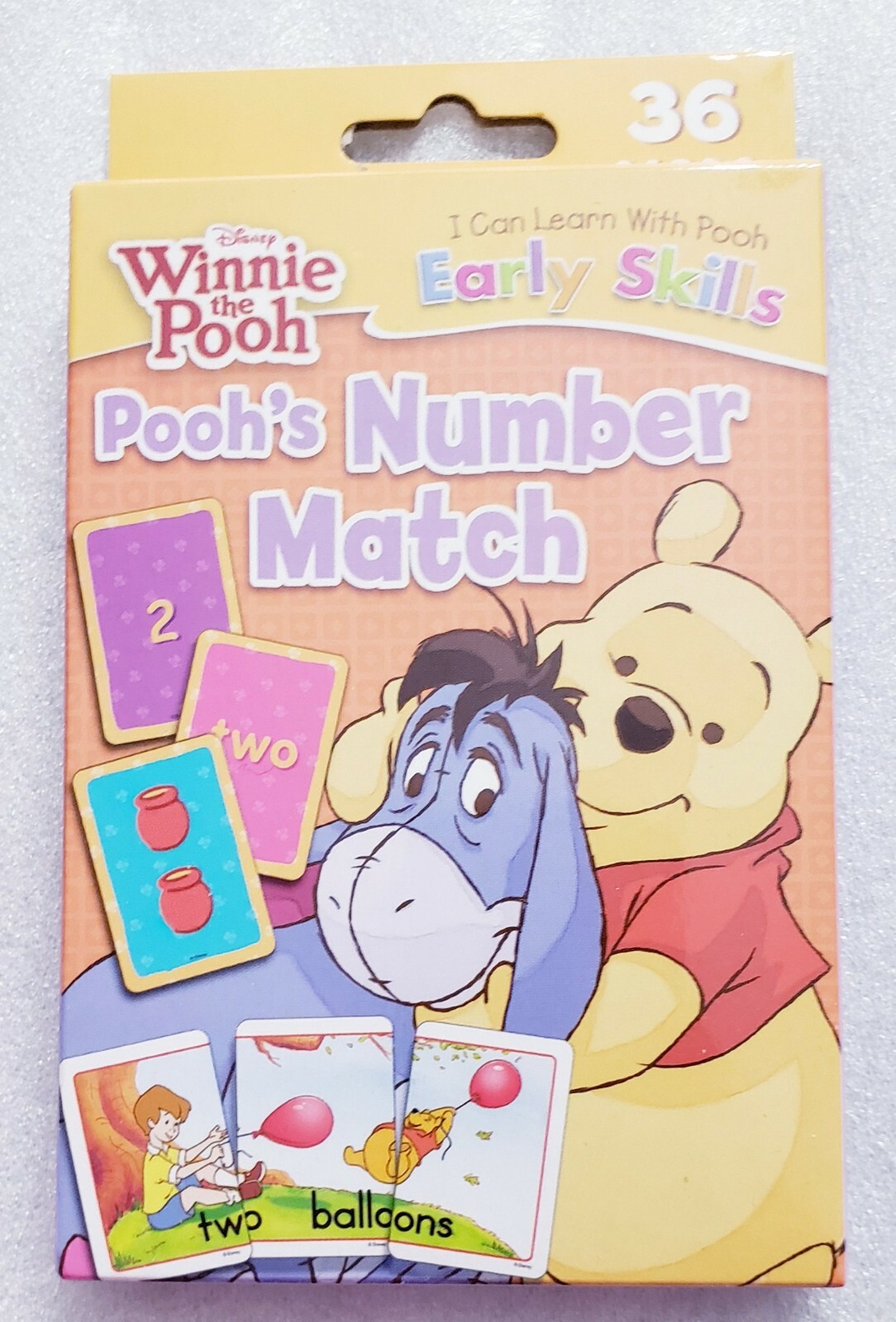 Winnie the Pooh Flash Cards (36 each) 4 variations!!