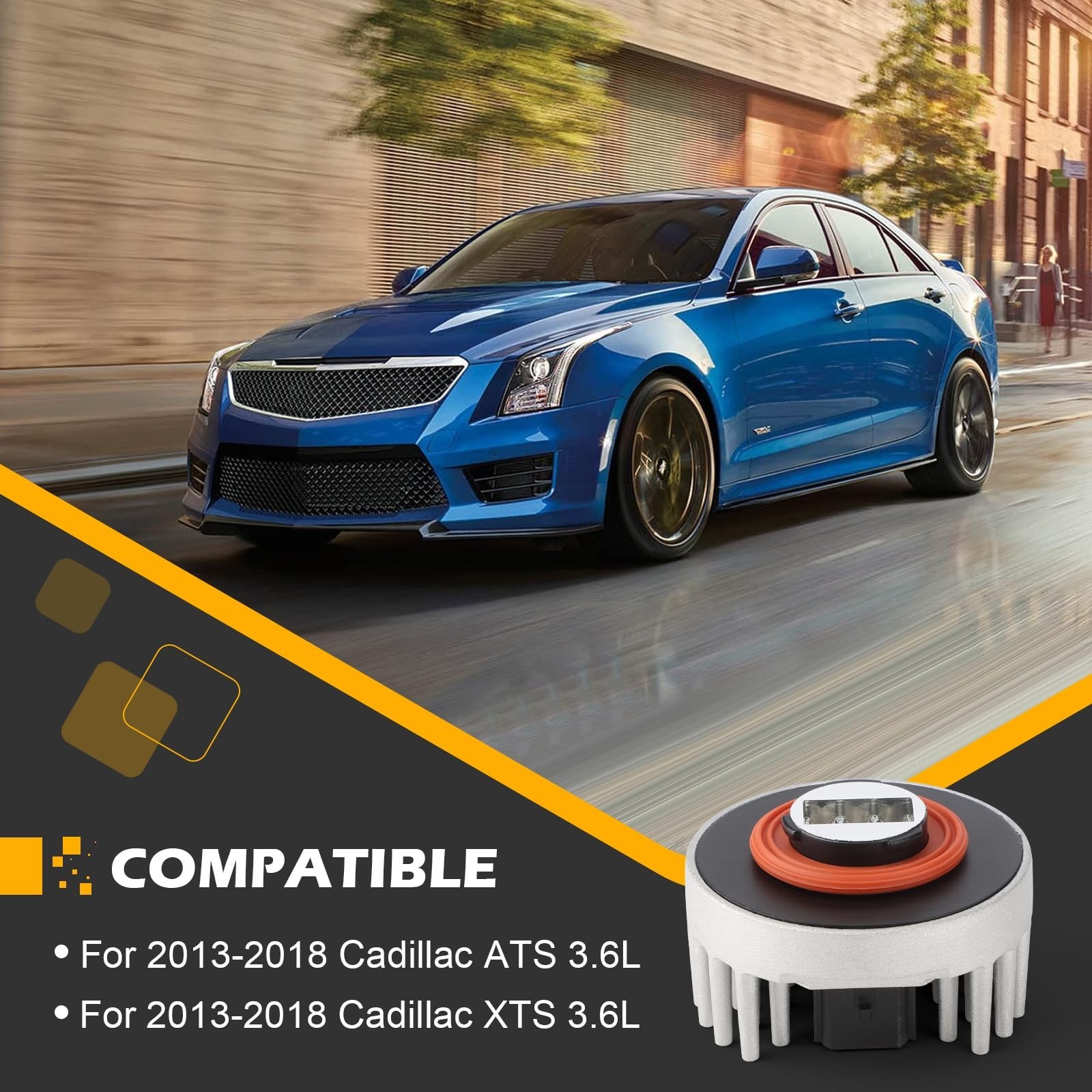 X4XZ 13579168 LED Tail Light Bulb Unit Compatible with 2013-2018 Cadillac ATS…