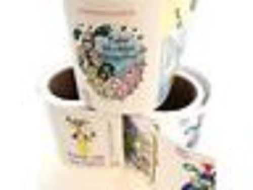 3 Rolls Fun Water & Energy Vinyl Cling 300 stickers- 12 scenes Characters