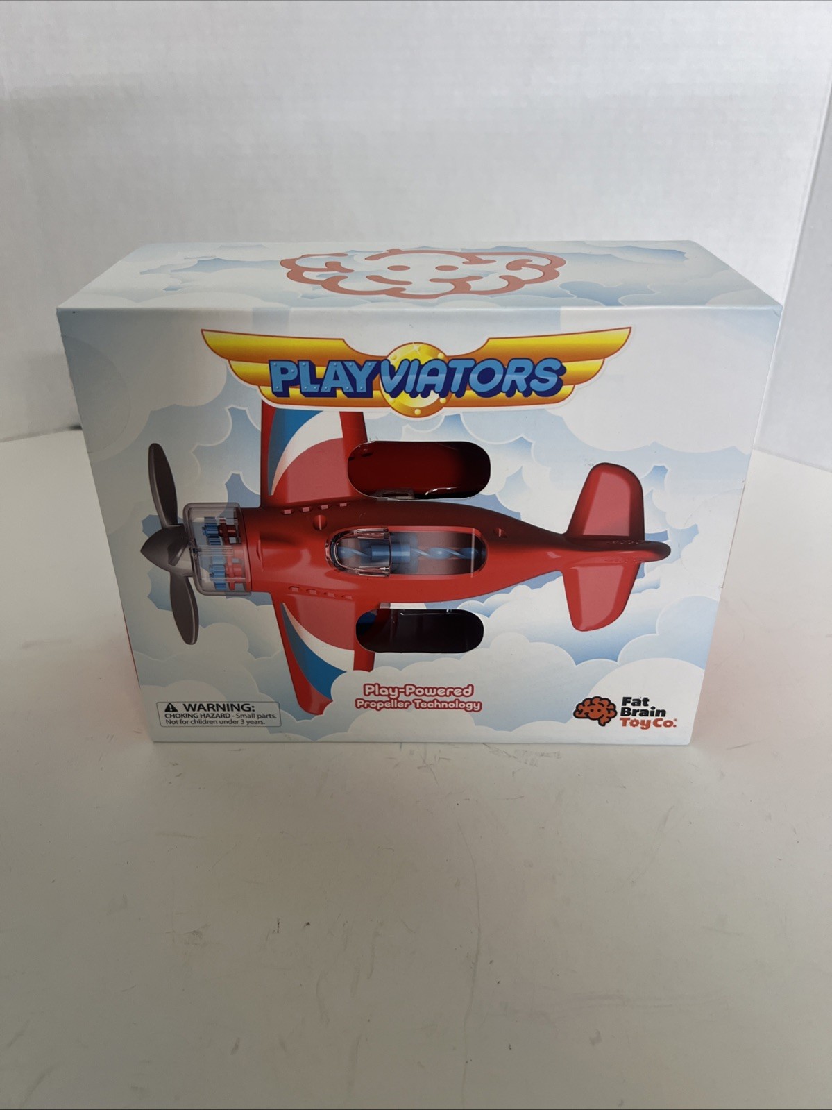 NEW IN BOX Fat Brain Toy Company Playviators Red Airplane