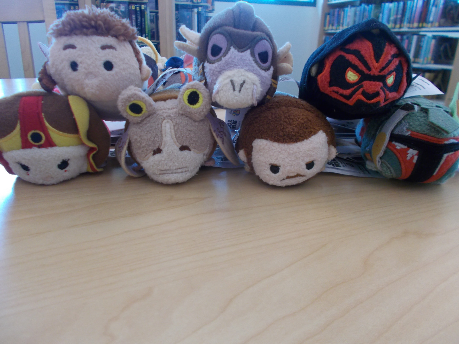 Disney Authen Tsum Star Wars plush Amidala JarJar Darth Sebulda Boba Ana Jedi