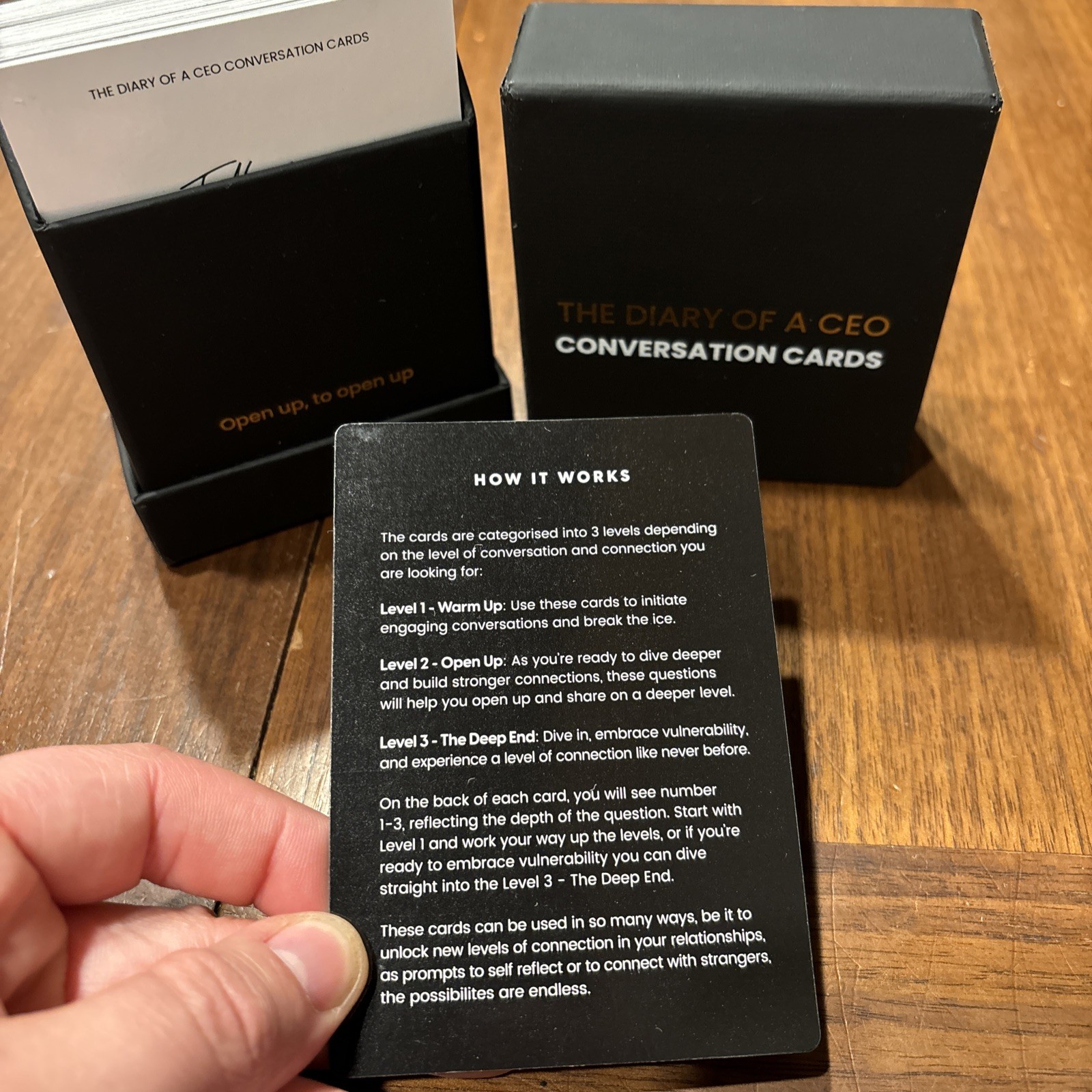 The Diary Of A CEO Conversation Cards Second Edition