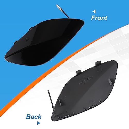 Car Front Bumper Tow Hook Cover Fit for Mercedes-Benz Gray Right Passenger Side
