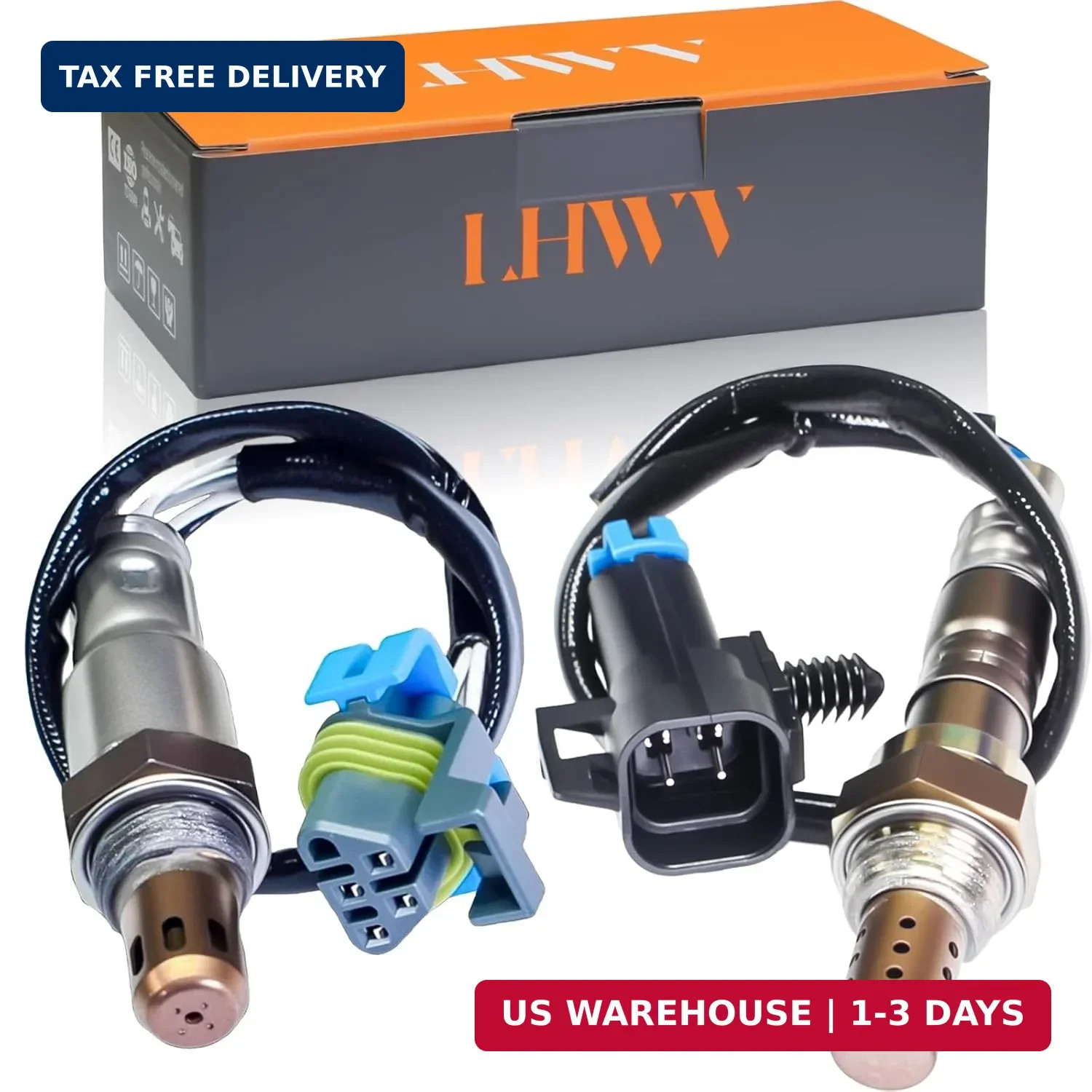 2PCS O2 Oxygen Sensor Upstream and Downstream for Chevy Captiva Malibu Equinox,