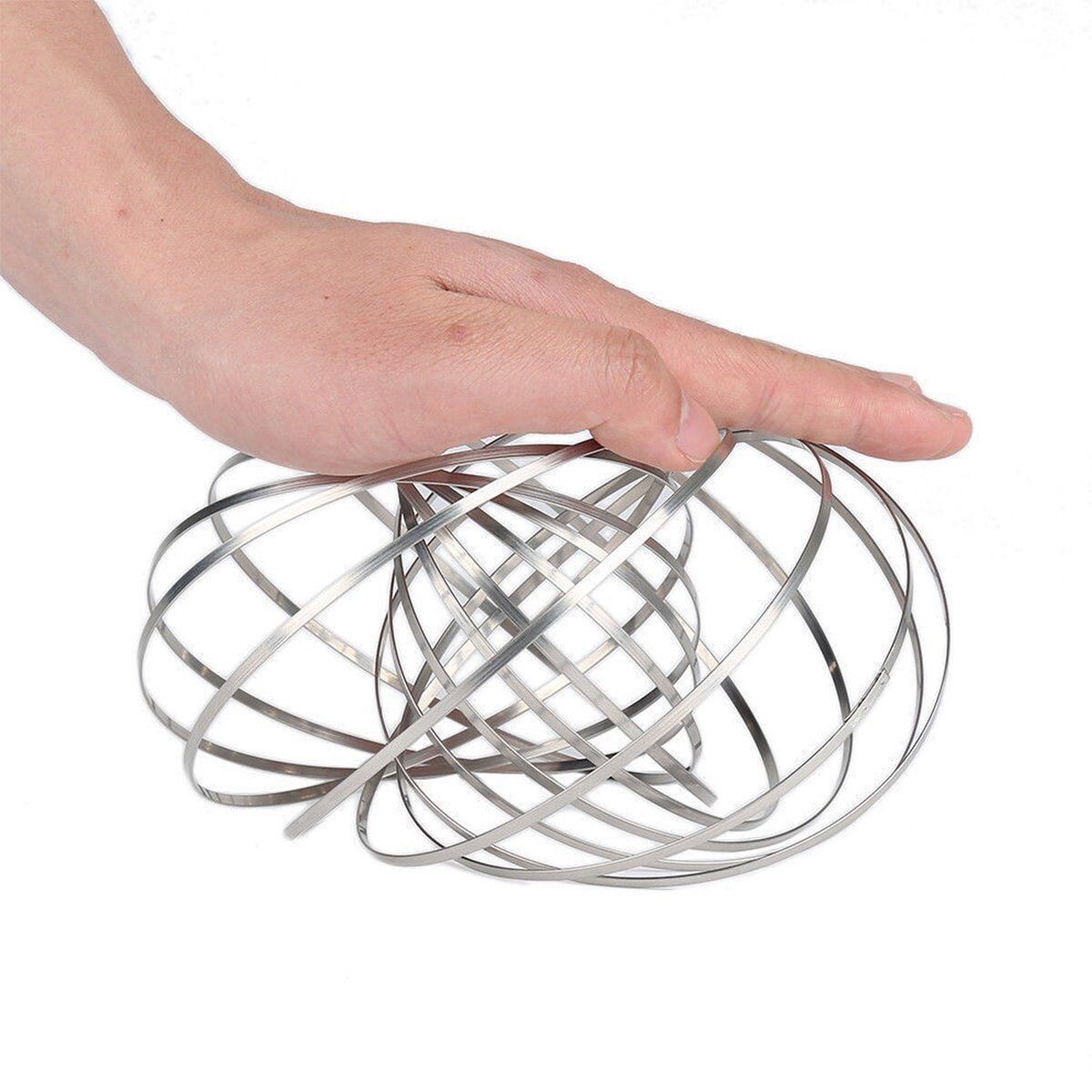 Flow Ring Spinner Ring Arm – Stainless Steel Spring Metal Sensory Rings