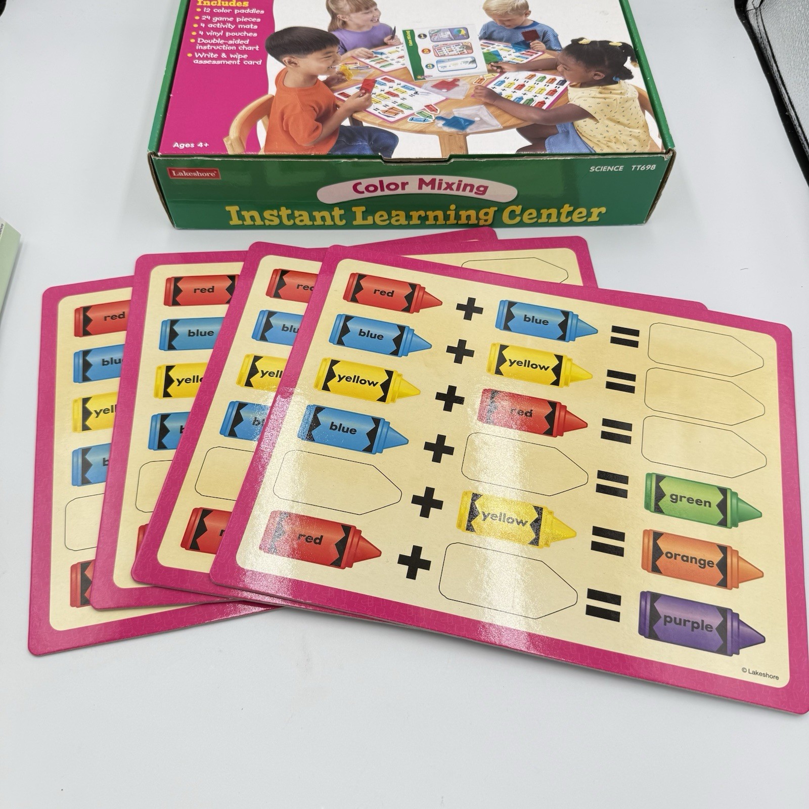 Lakeshore Instant Learning Center COLOR MIXING TT698 Science Ages 4+ COMPLETE