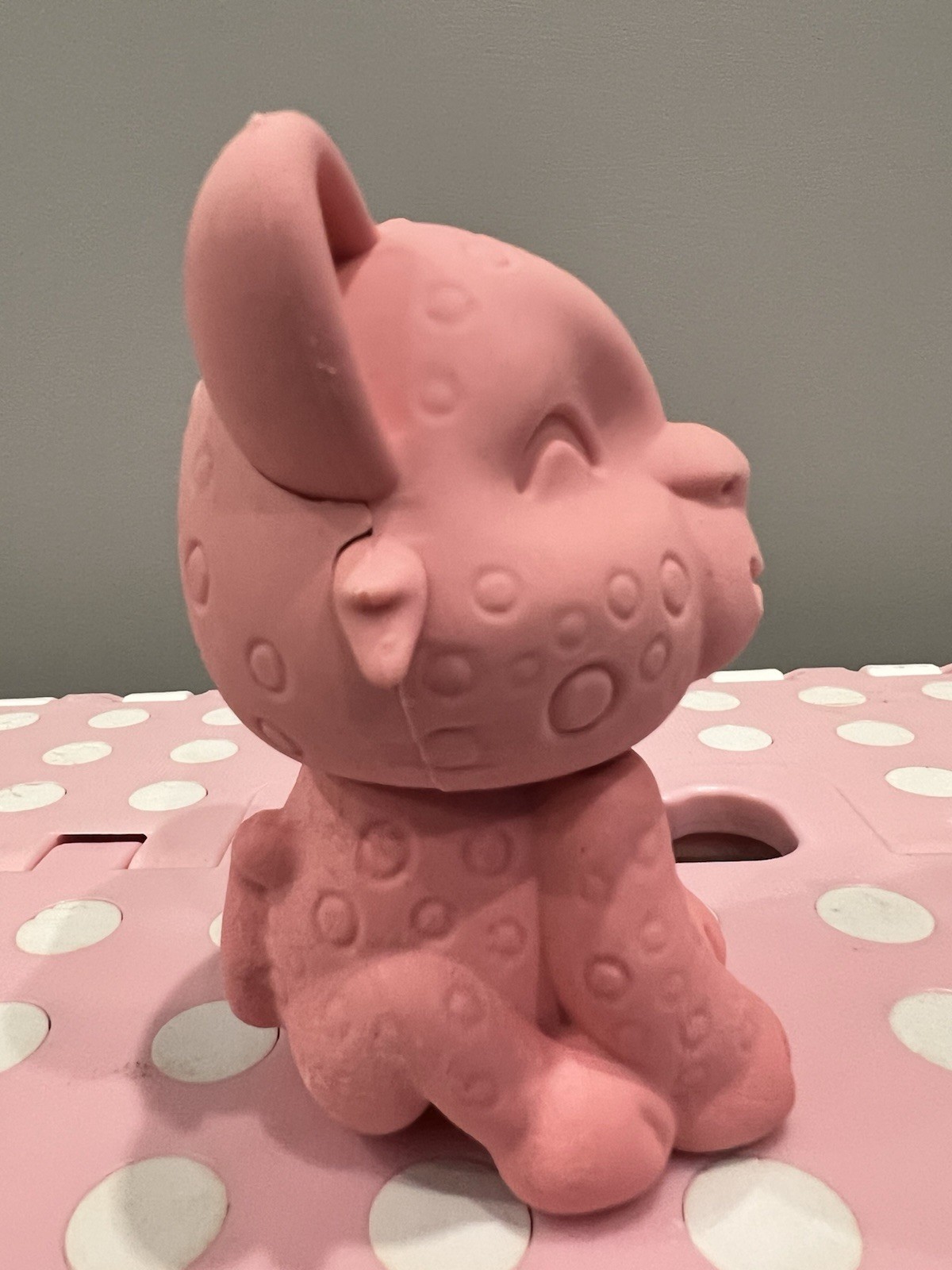 Jumbo Big Pink Baby Leopard Eraser Can Be Disassemble/Reassemble Eraser 4”