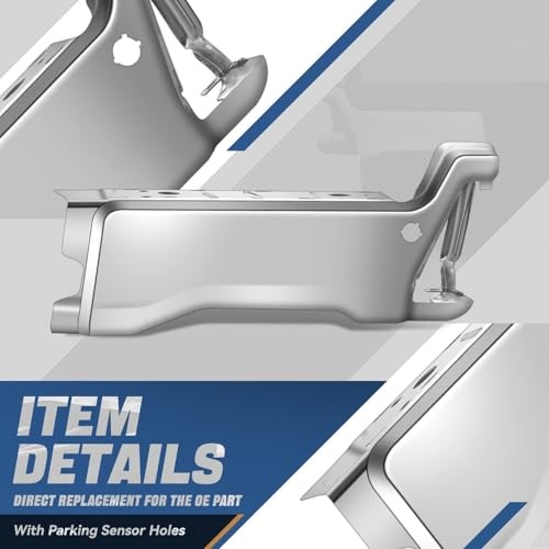 23-26 Ford F250 F350 F450 Rear Bumper End Cap Chrome Right w/Sensor Hole