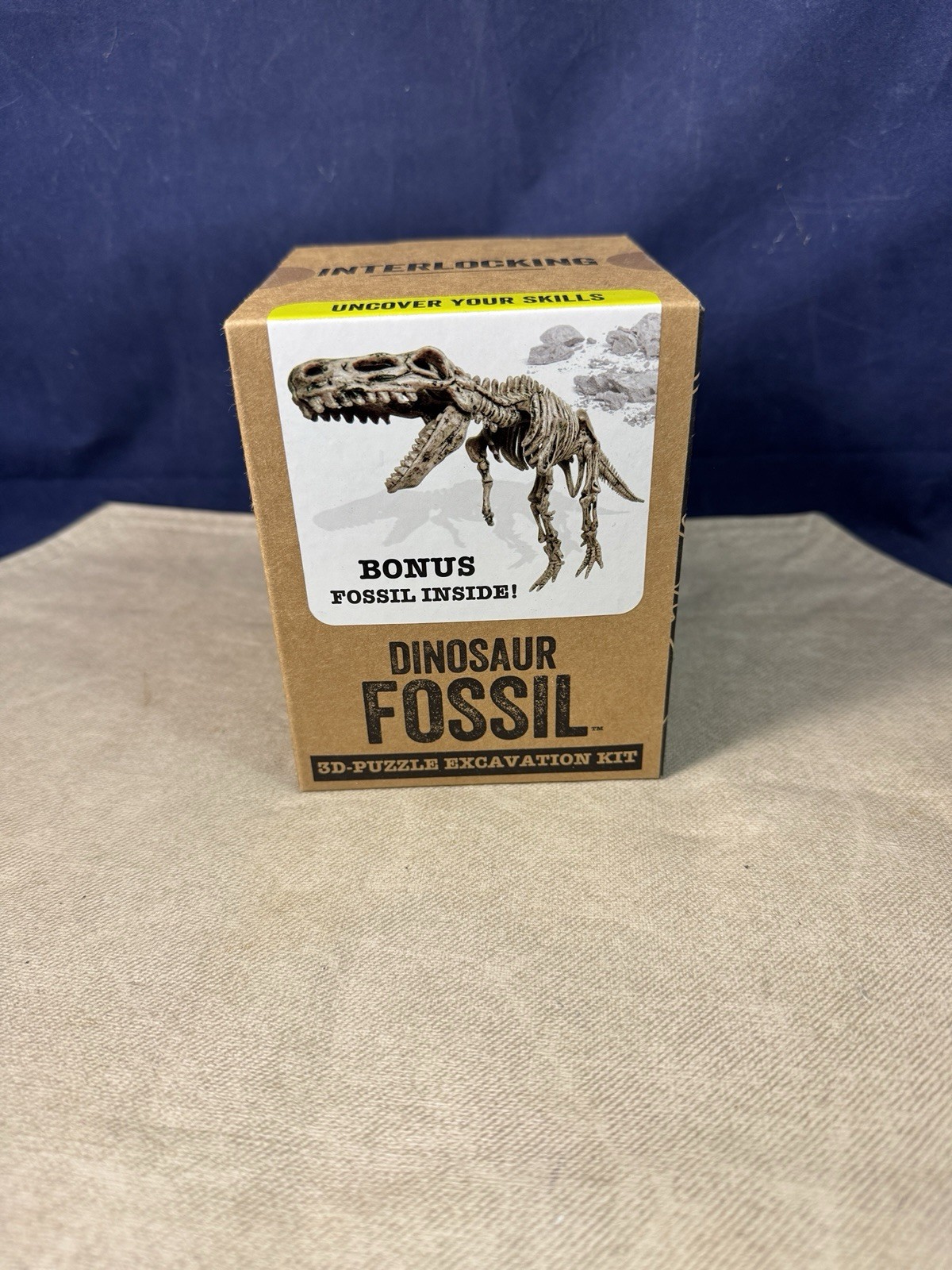 Protocol Dinosaur Fossil T-Rex 3D-Puzzle Excavation Kit w/Bonus Fossil