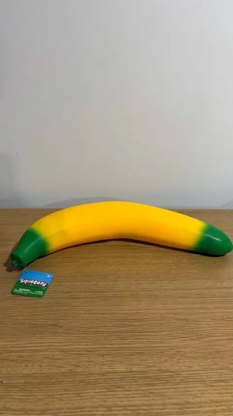 Sunny Days Squeezy Banana On Hand -FAST SHIPPING