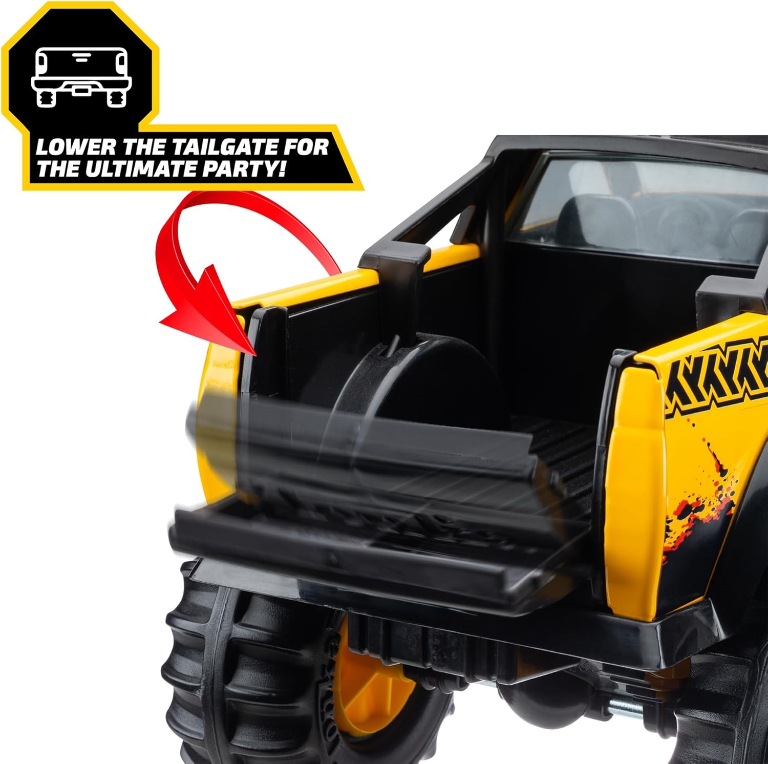 Tonka Steel Classics 4X4 Pickup Truck – Made with Steel & Sturdy Plastic, Yellow