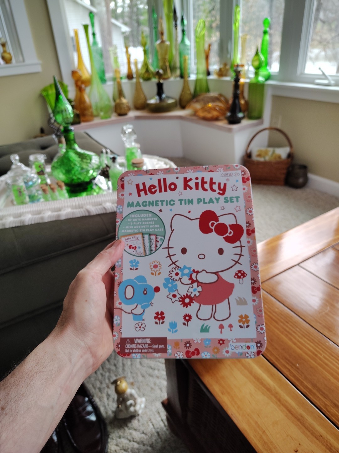 Hello Kitty Magnetic Creative Play Activity Tin Set NEW SEALED