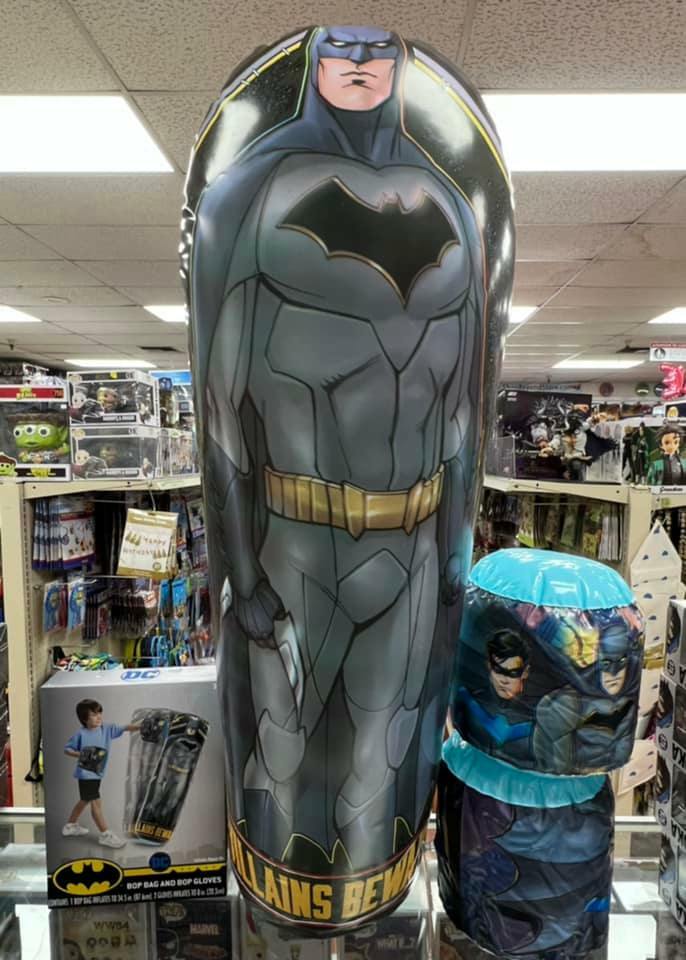 DC Batman Inflatable Bop Bag Kids Punching Bag