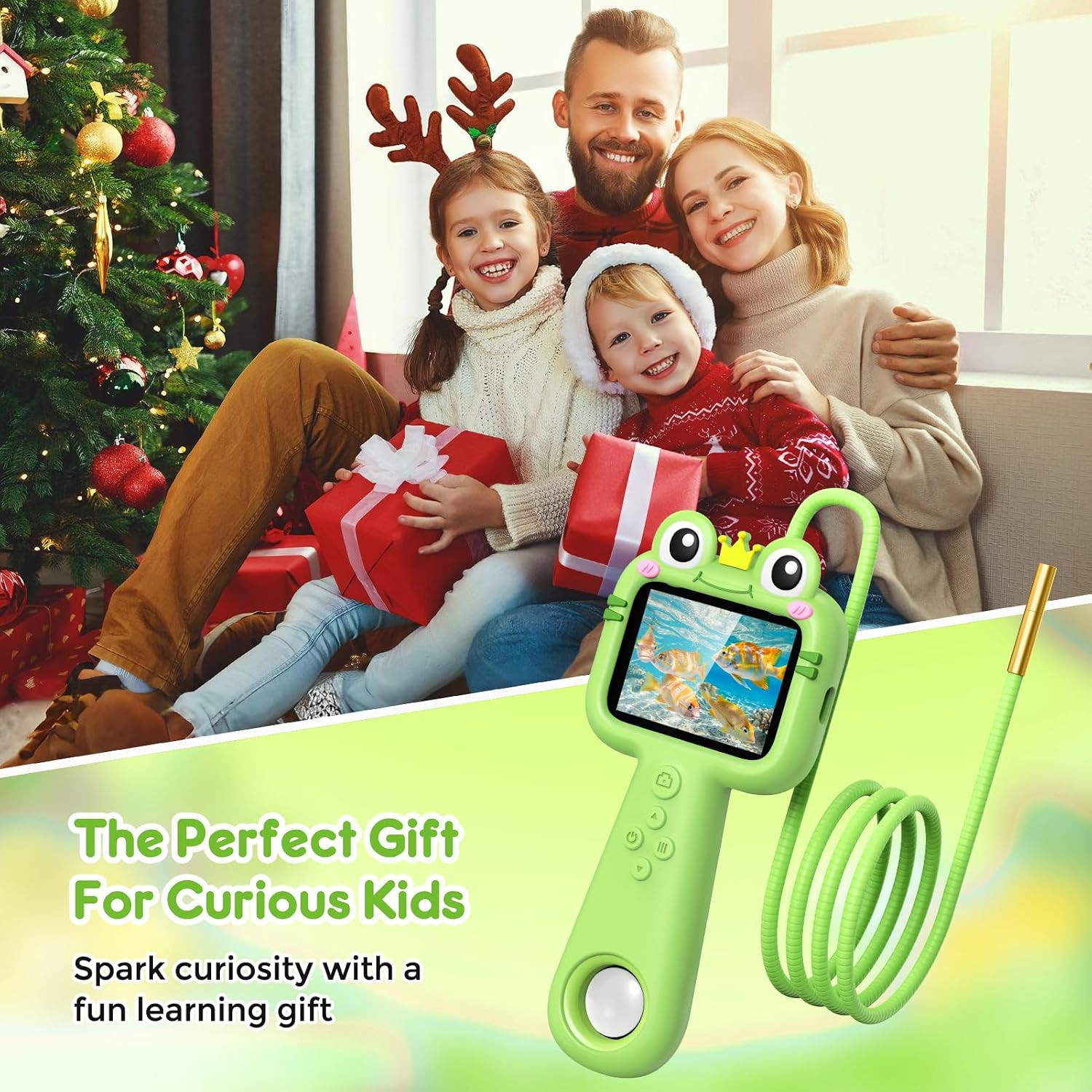 Toy Borescope Camera for Kids – STEM Science Educational Toy for 4 5 6 7 8 9 10