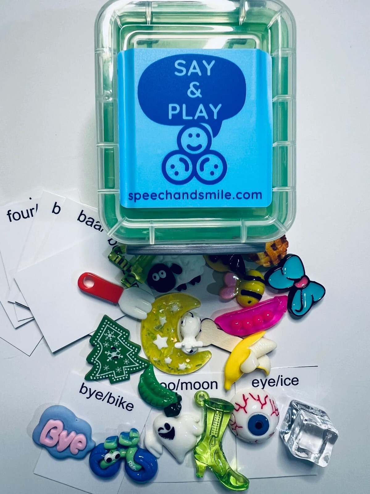 Say and Play Final Consonant Deletion Mini Objects Kit Minimal Pairs