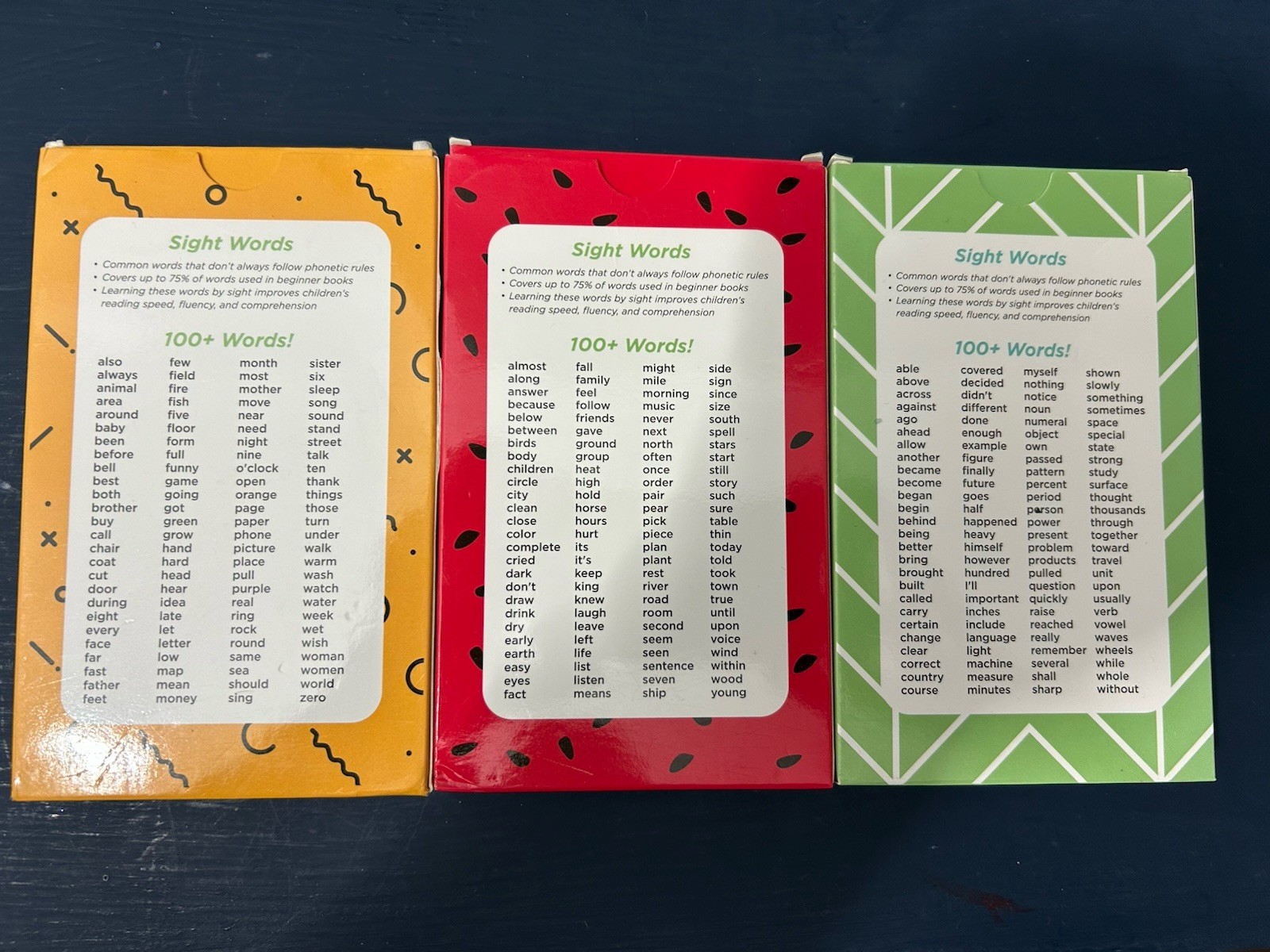 Think Tank Scholar Sight Words Flashcards – grade 1, 2 & 3