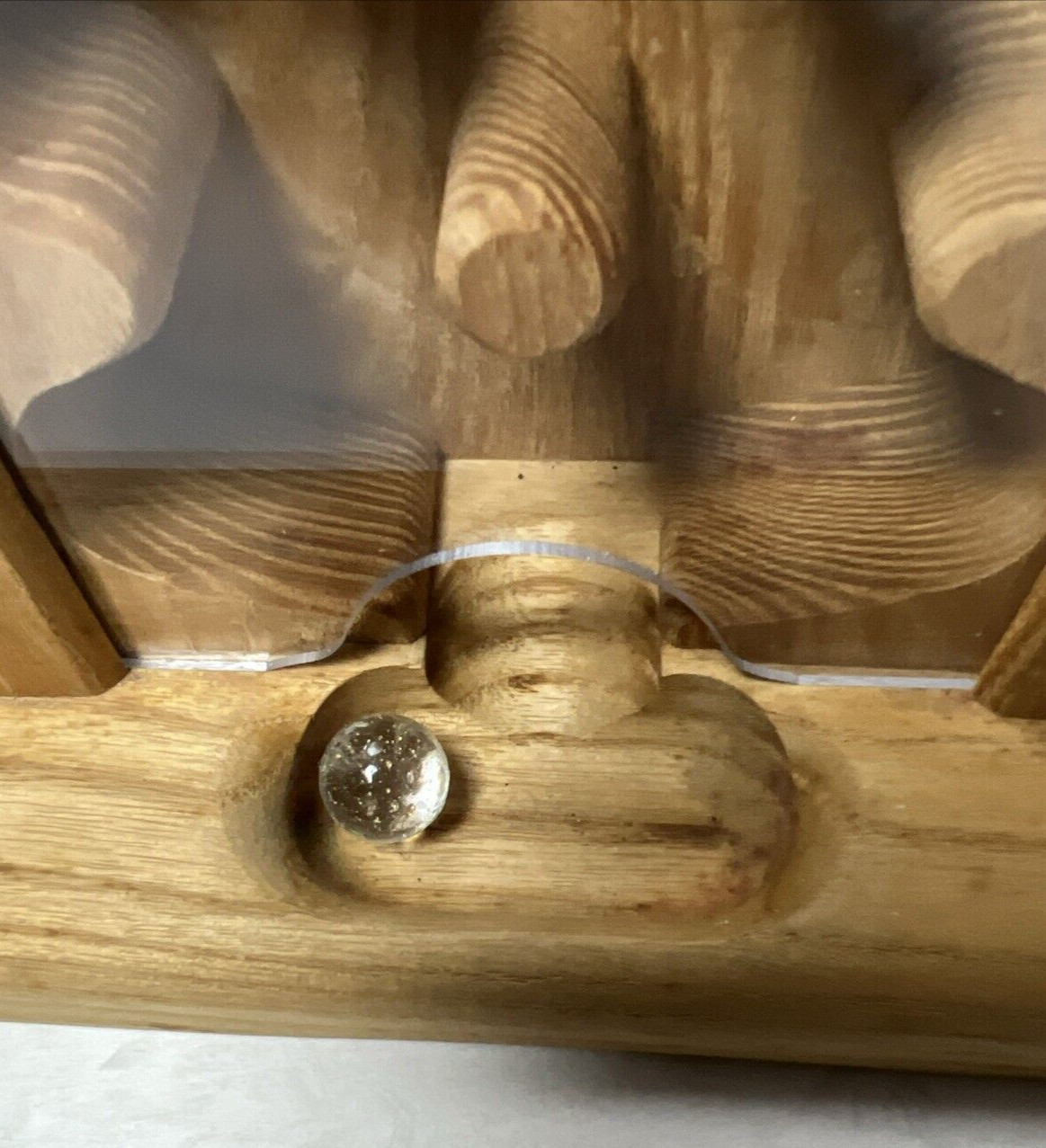 Michaud Solid Wood Toy Marble Gumball Dispenser Handmade in Canada 14.5”
