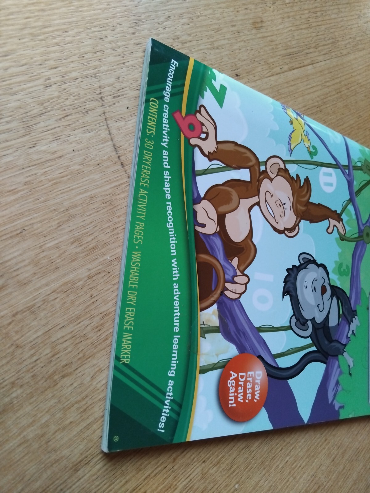 CRAYOLA Dry Erase One, Two at the Zoo Learning Activity Book 30 pages