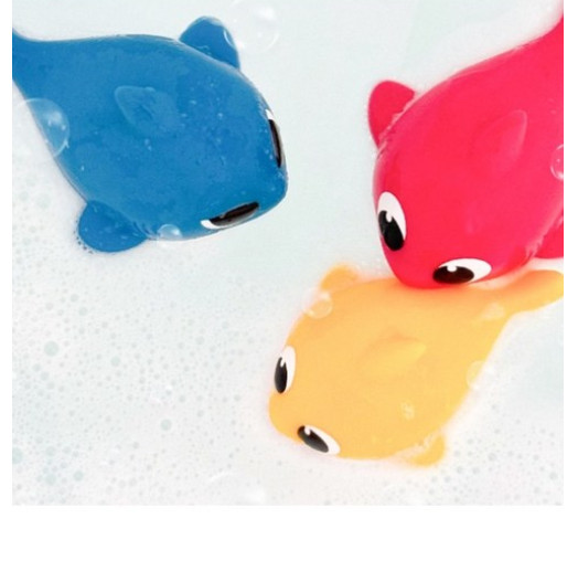 Pinkfong Shark Family Bathing Play Gun Squirt Water 3p Toy For Kids & Baby