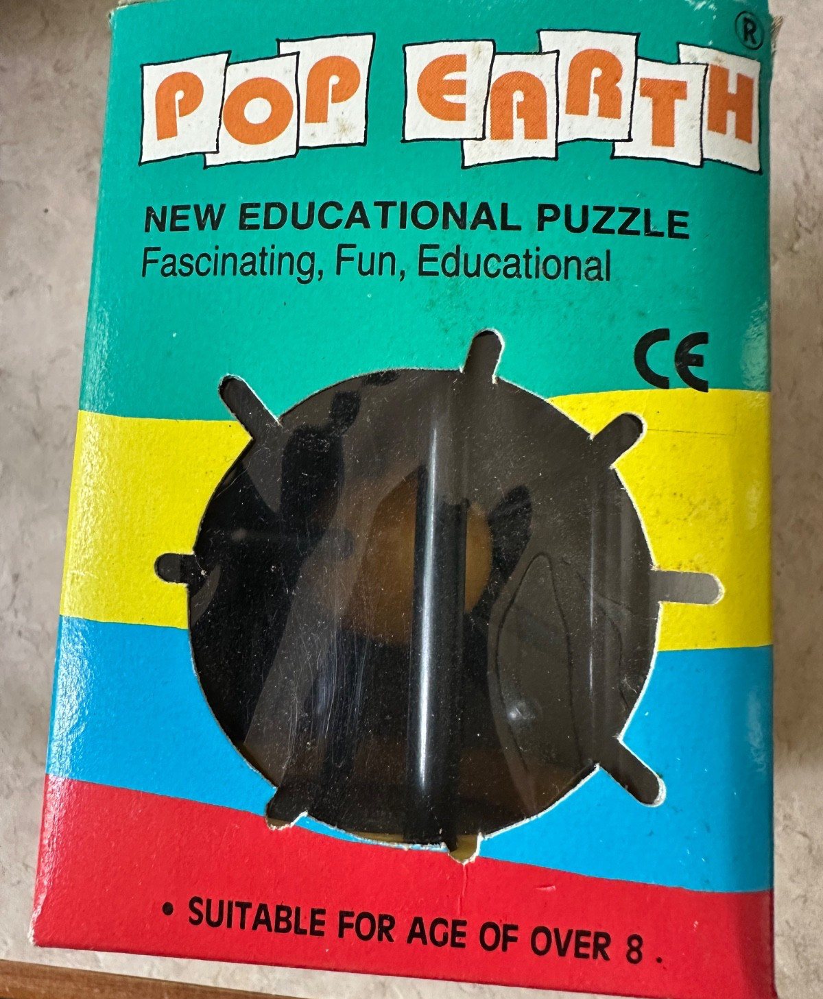 Pop Earth Educational Puzzle Suitable for Over 8 Fascinating Fun, Wisdom, Unique