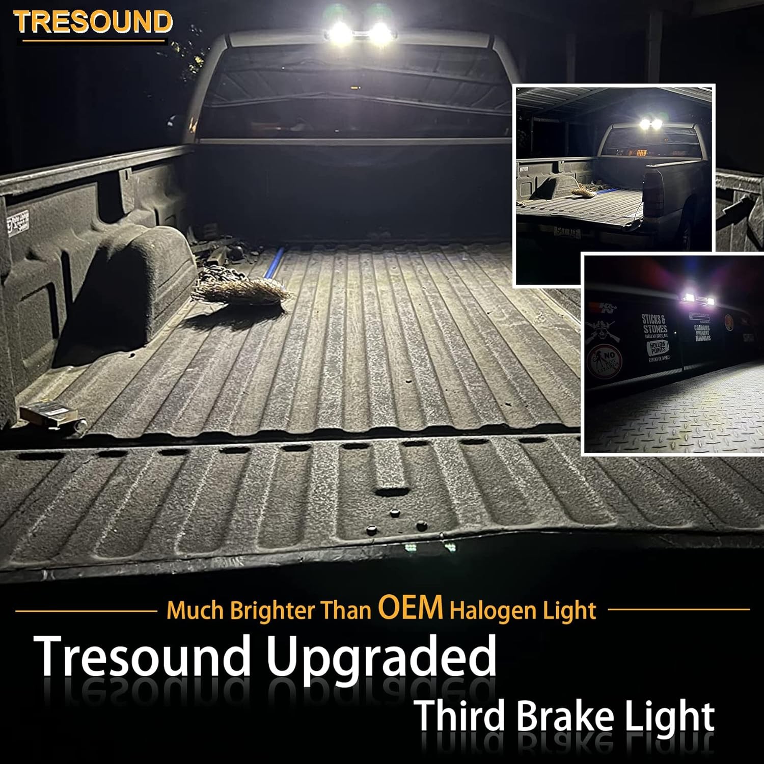 Tresound LED Third 3rd Brake Light for 1999-2007 Chevy Silverado GMC Sierra 1500