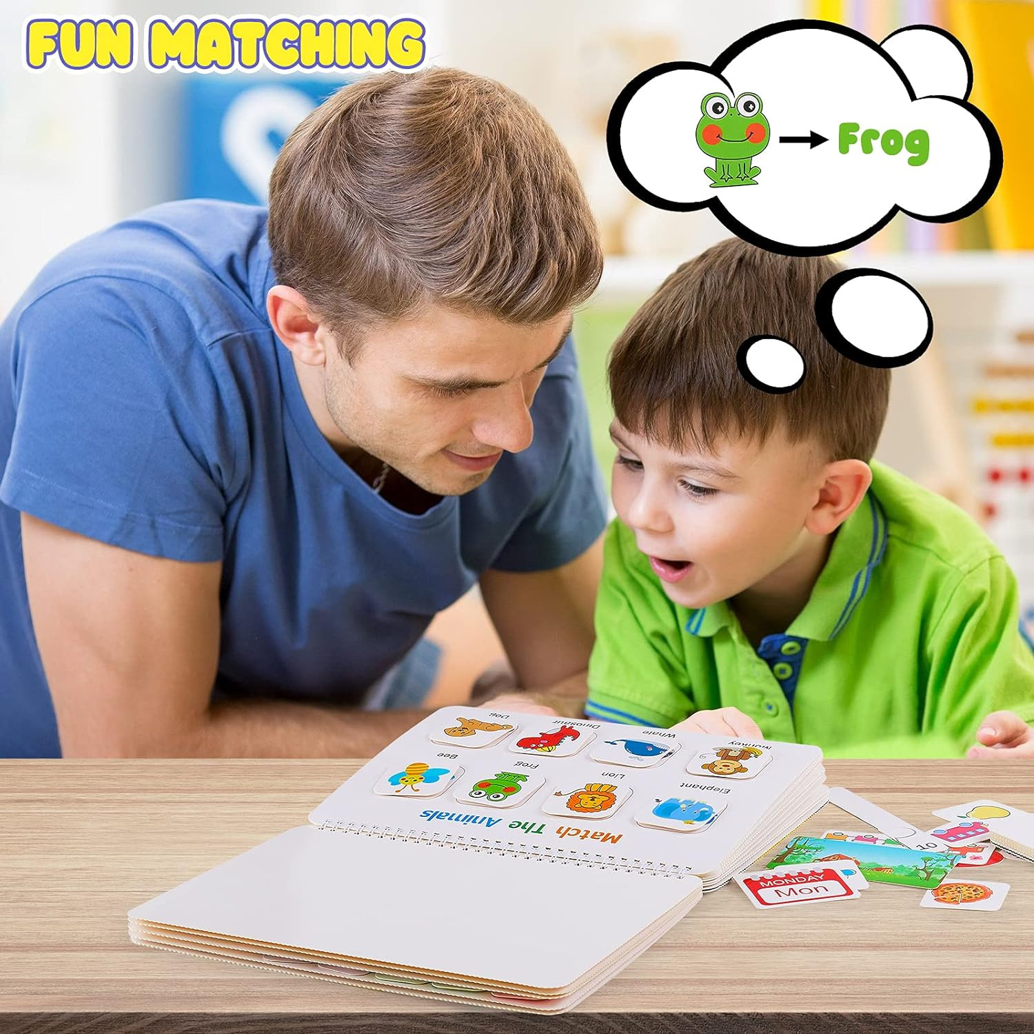 Montessori Preschool Learning Activities Busy Book – Workbook Activity Binder /
