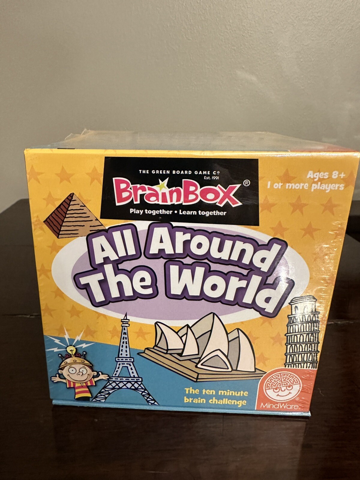 **NEW** MindWare Brain Box “Around The World” Educational Card Game.