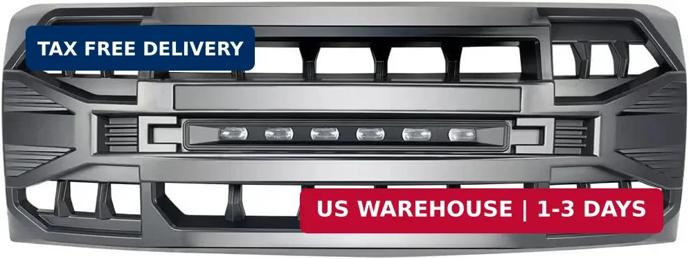 MEGAIE Front Grill Replacement for F150 2009-2014, Matte Black Front Bumper Gril