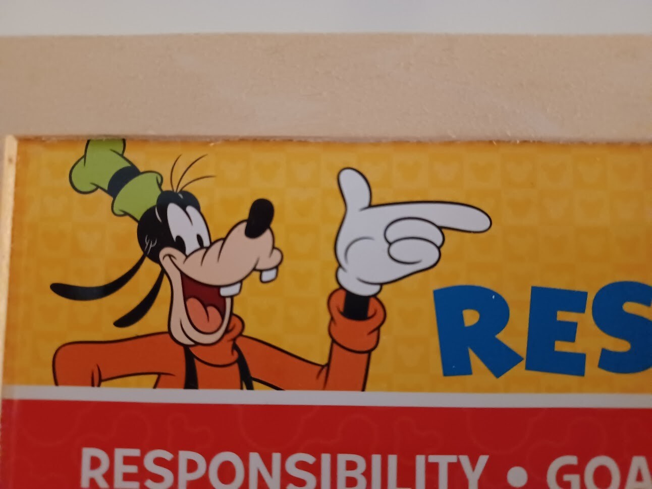 Melissa & Doug Disney My Magnetic Responsibility Chart (Pre-owned) BOARD ONLY