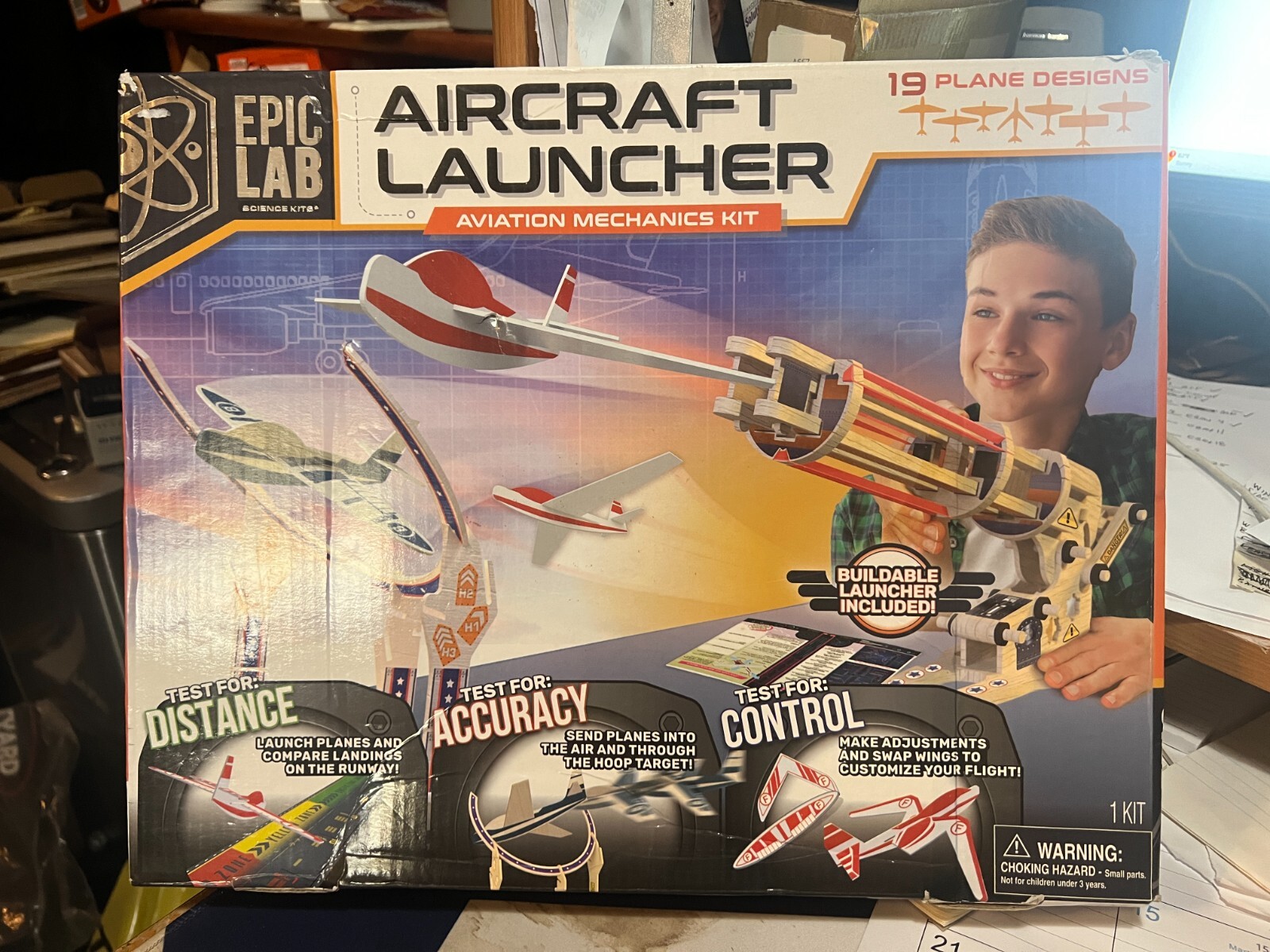 AIRCRAFT LAUNCHER—AVIATION MECHANICS KIT—-EPIC LABS—-SCIENCE KIT