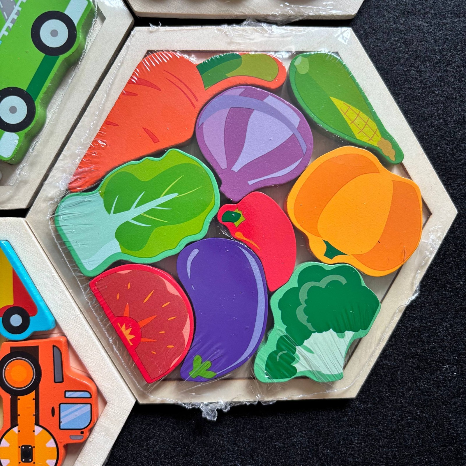 7 In 1 Kids Montessori Educational Wooden Toys Children Busy Board