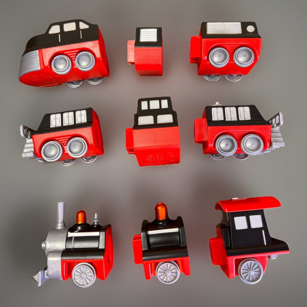 Popular Playthings Mix Or Match Magnetic Trains – 9 Piece Play Set