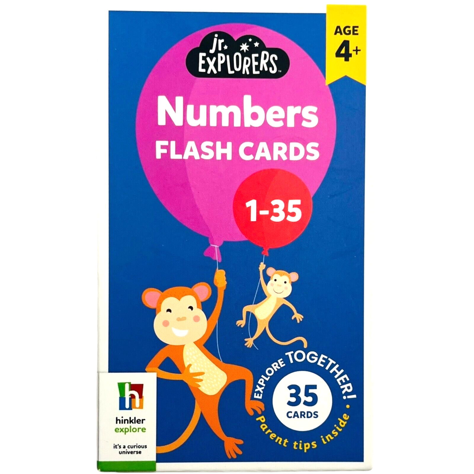 Flash Cards by jr. EXPLORERS – Numbers / Short Words – NEW – LOT of 2