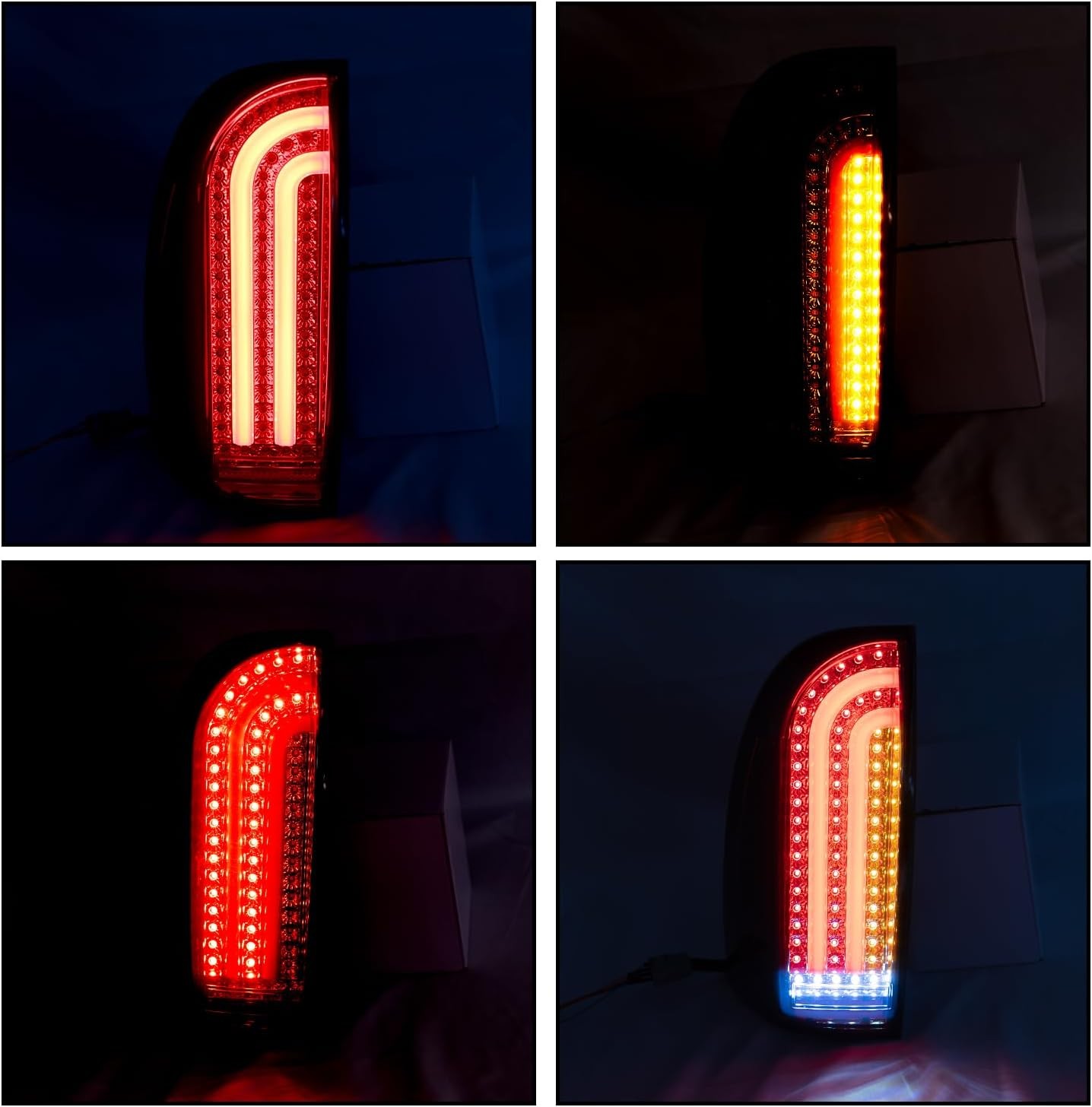 LED Tail Light Compatible with 2005-2015 Toyota Tacoma Taillight Assembly Lamp R