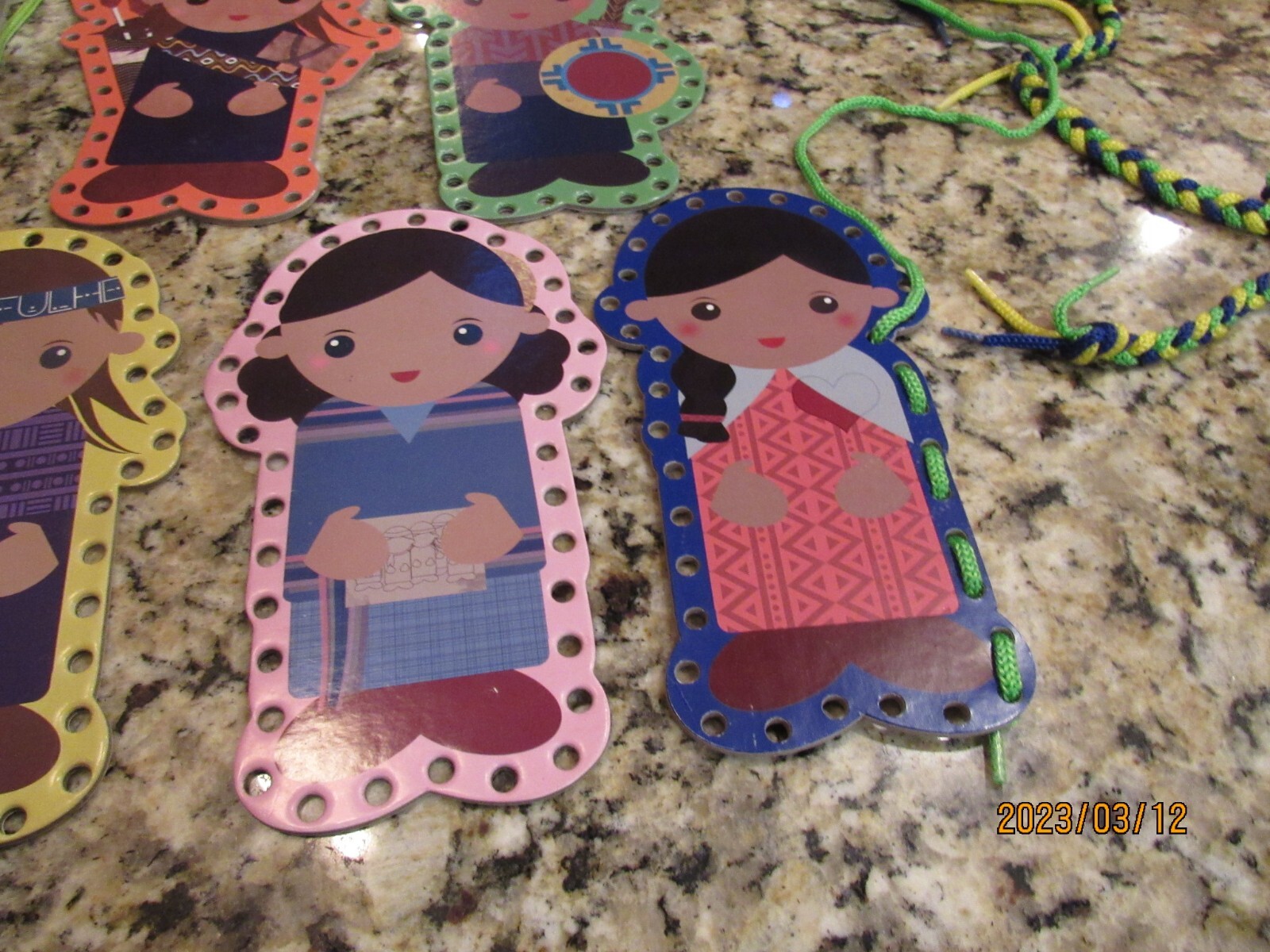 My Book of Mormon Friends Lacing Card Set – 4″x7″ Cards – Alexis Merrill