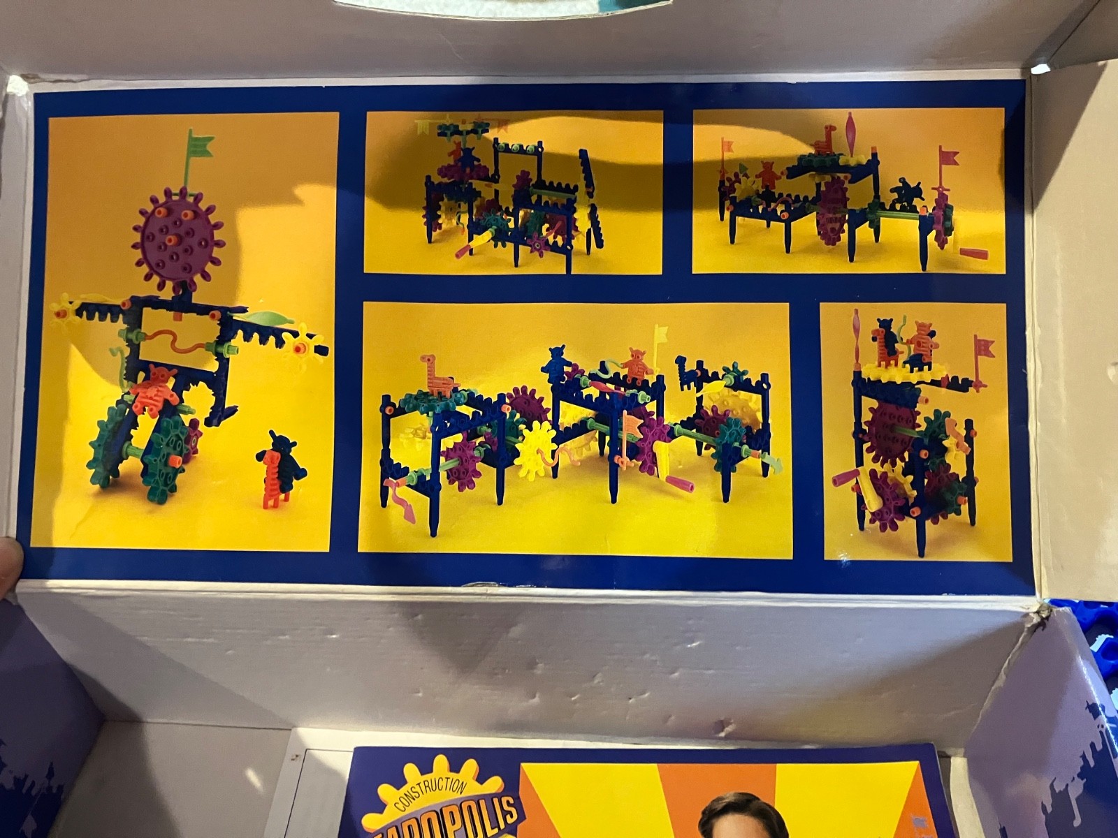 Gearopolis Construction In Motion Discovery Toys Vintage 1991 Missing 6 Pieces