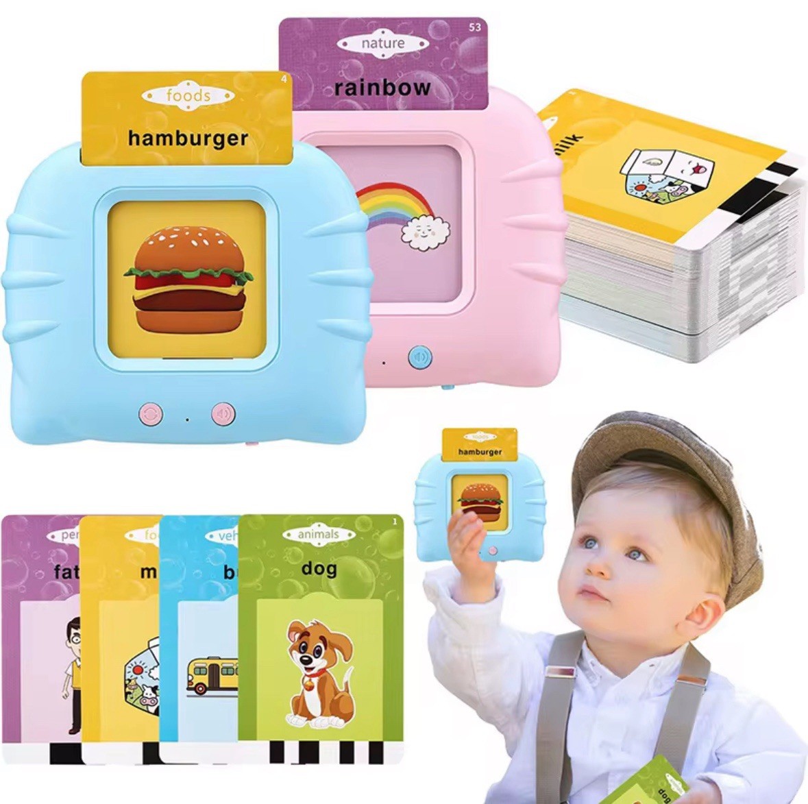 Toddler/Child Educational Talking Flashcard Language Card Reader 510 Sight Words