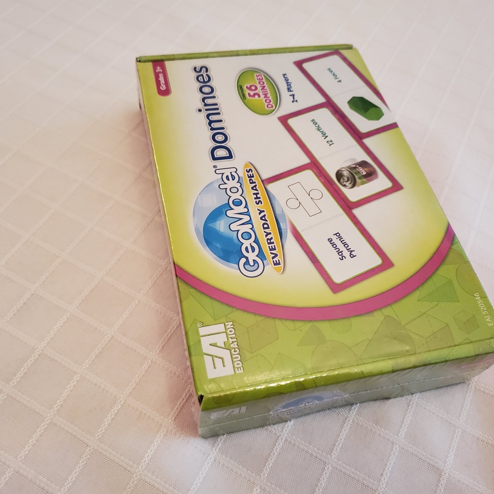 NEW Educational Eai Geomodel Dominoes School Learn Class 2014 3d Shapes Child