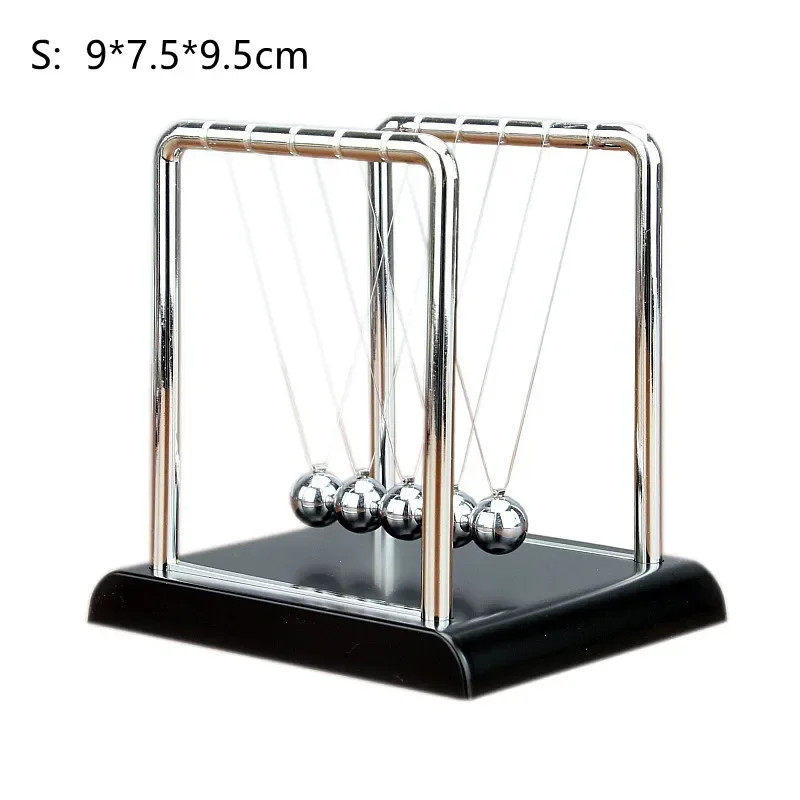 Newton Cradle Balance Steel Balls Perpetual Motion Collision Ball School…