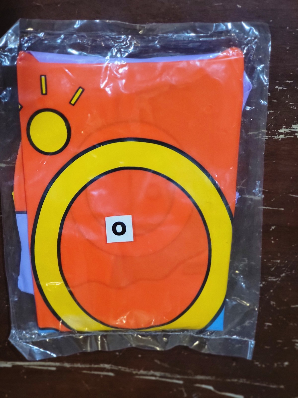 VINTAGE The Letter People Inflatable 20” Huggables Letter O Sealed New