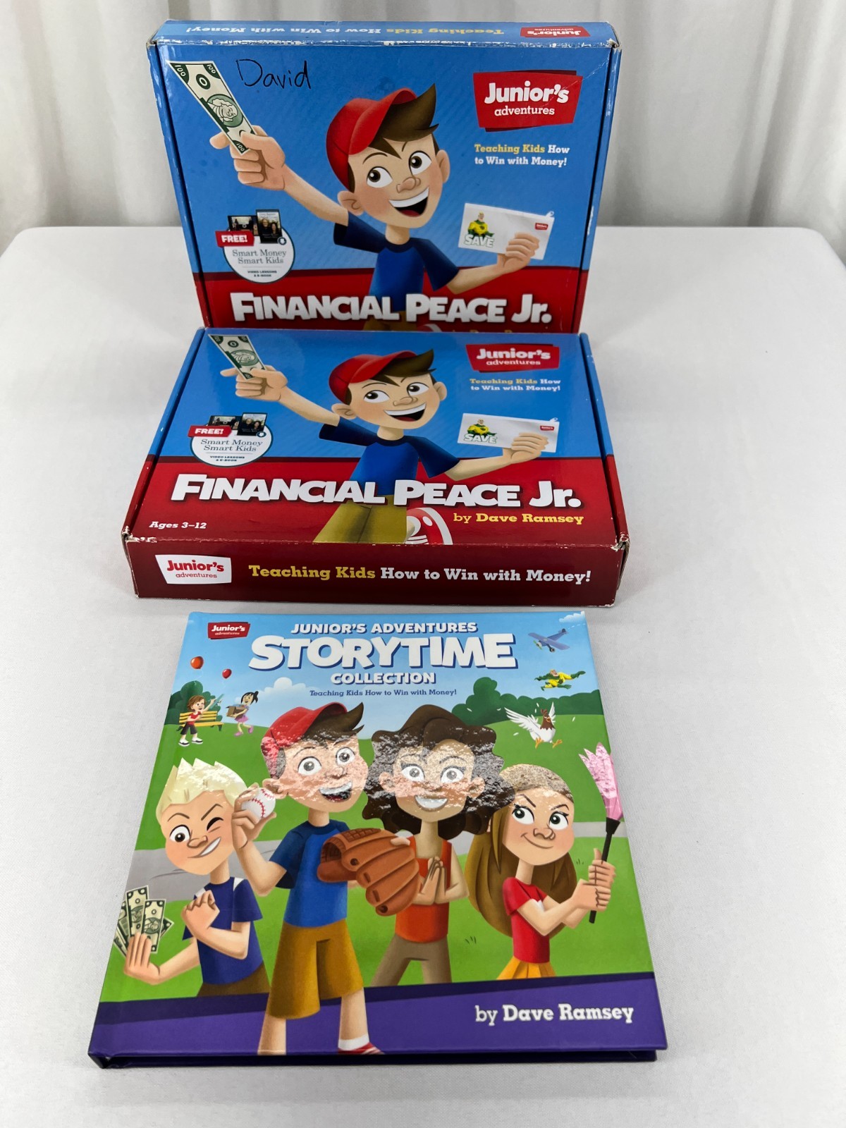 Financial Peace Jr Dave Ramsey Kids Money Education Two-Kid Bundle