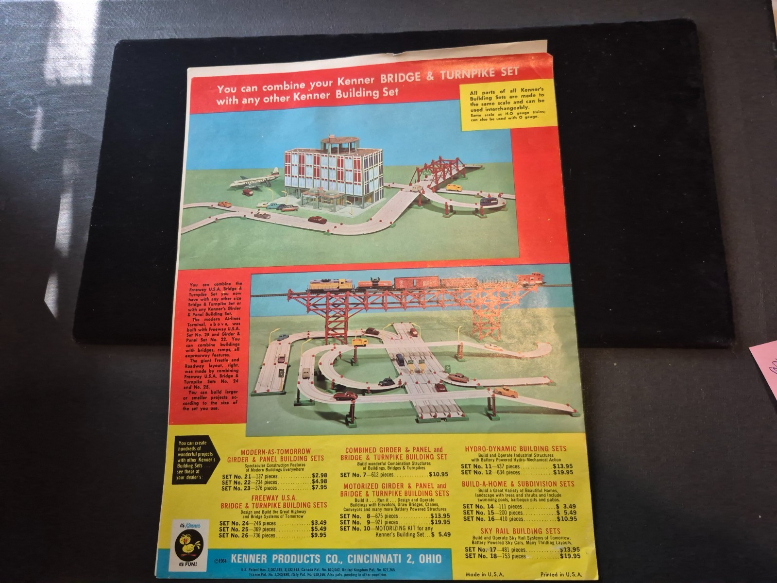 kenner’s freeway U.S.A.BRIDGE & TURNPIKE PLANNING BOOK# 24 1964 ekim