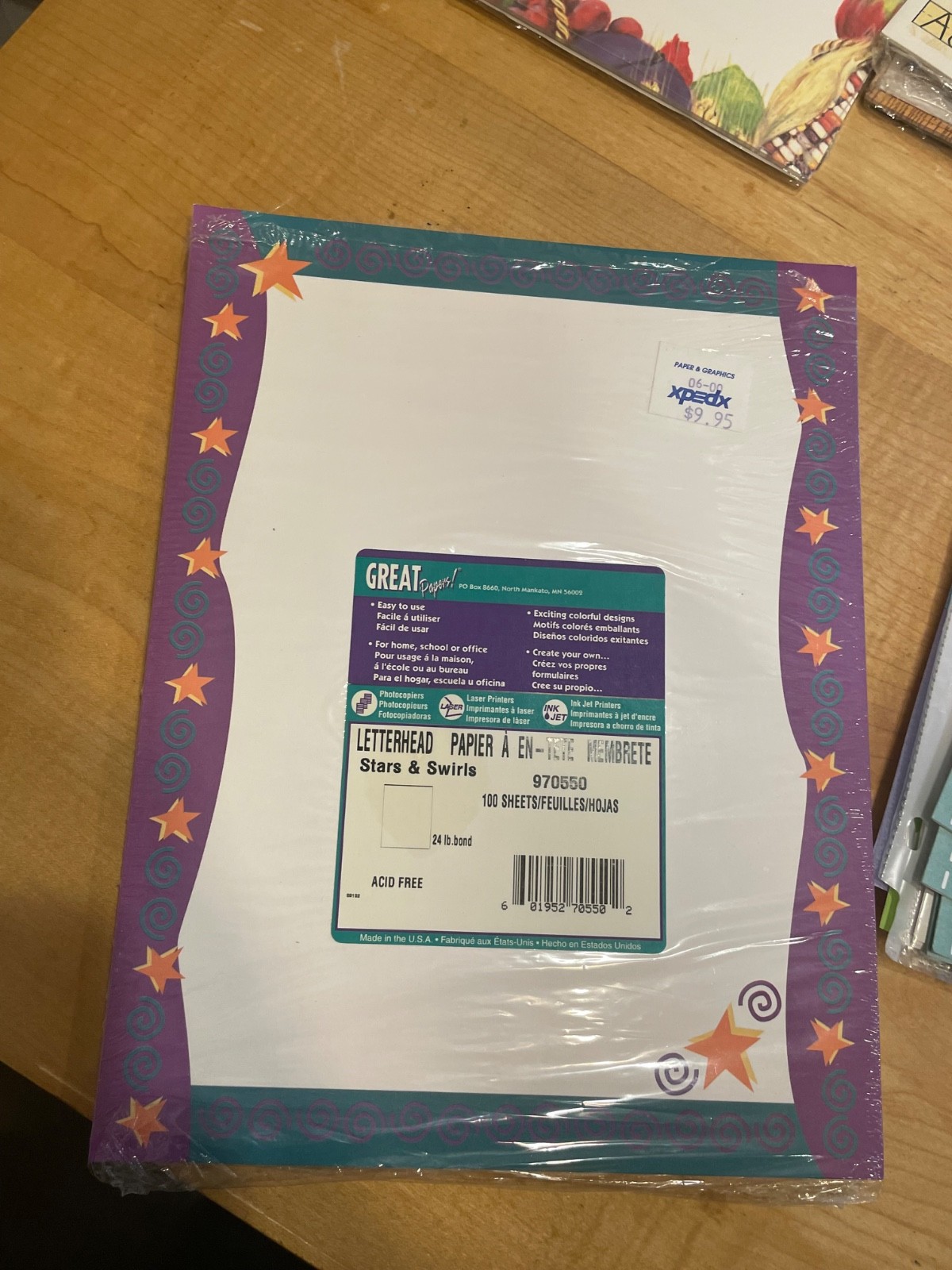 Ampad Crayola Lot Paper Stars Animals Fruit 8.5×11 Printer Copy 250 Sheets Tot