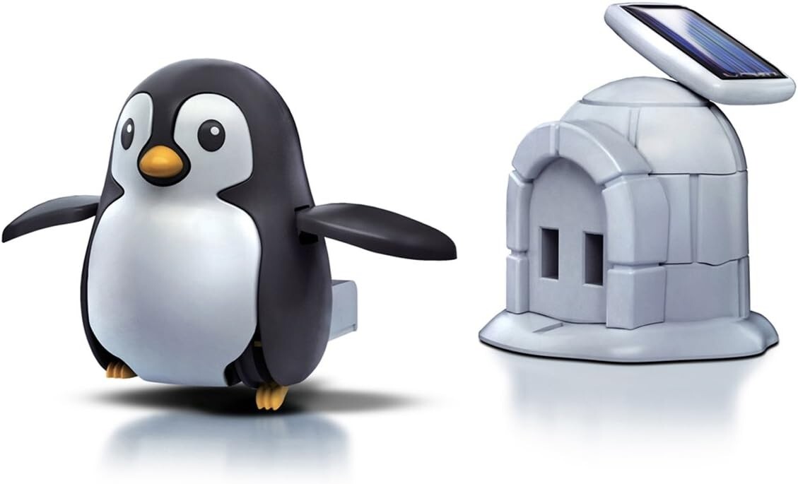 ELEKIT Tocotoco Penguin JS-6521 Solar powered electric energy powered 10cm