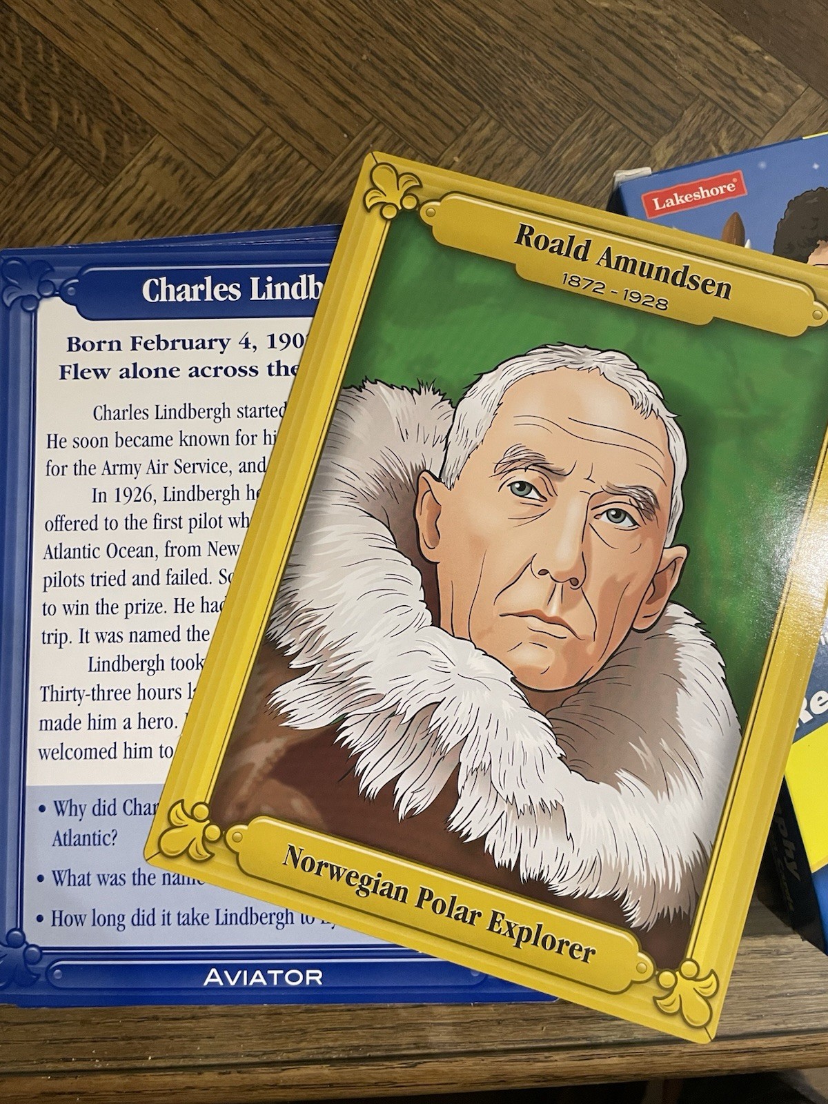 Lakeshore Biography Comprehension Cards Explorers Ages 7+ 50 Cards LL392
