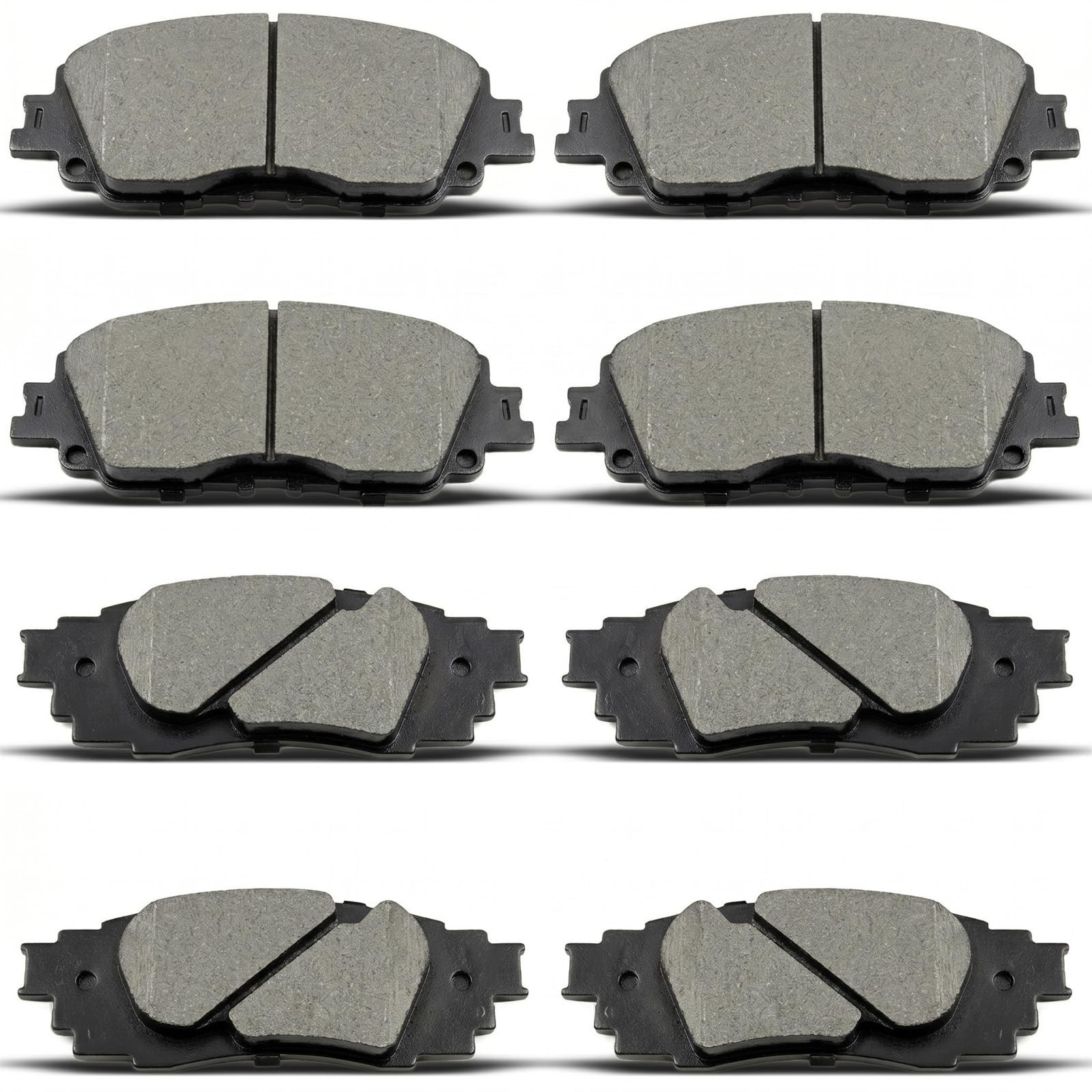 D1879 D2076 Front Rear Ceramic Brake Pads Set Fit For 2019-2021 Toyota RAV4,F…