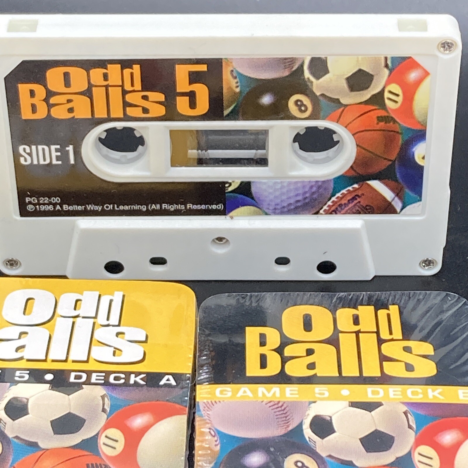 The Phonics Game Replacement Cards and Cassette Game 5 Odd Balls NEW SEALED