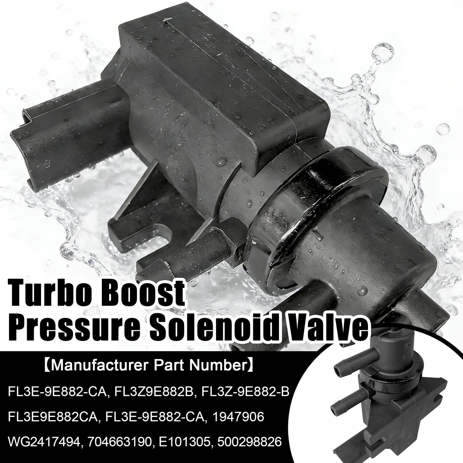 FL3E-9E882-CA Turbo Boost Pressure Solenoid Valve Compatible with Ford Escape…