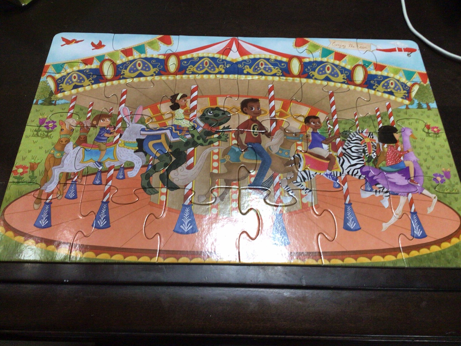 Little Likes Kids – Joyful Carousel – 24 Piece Beginner Puzzles Toddler Kids Age